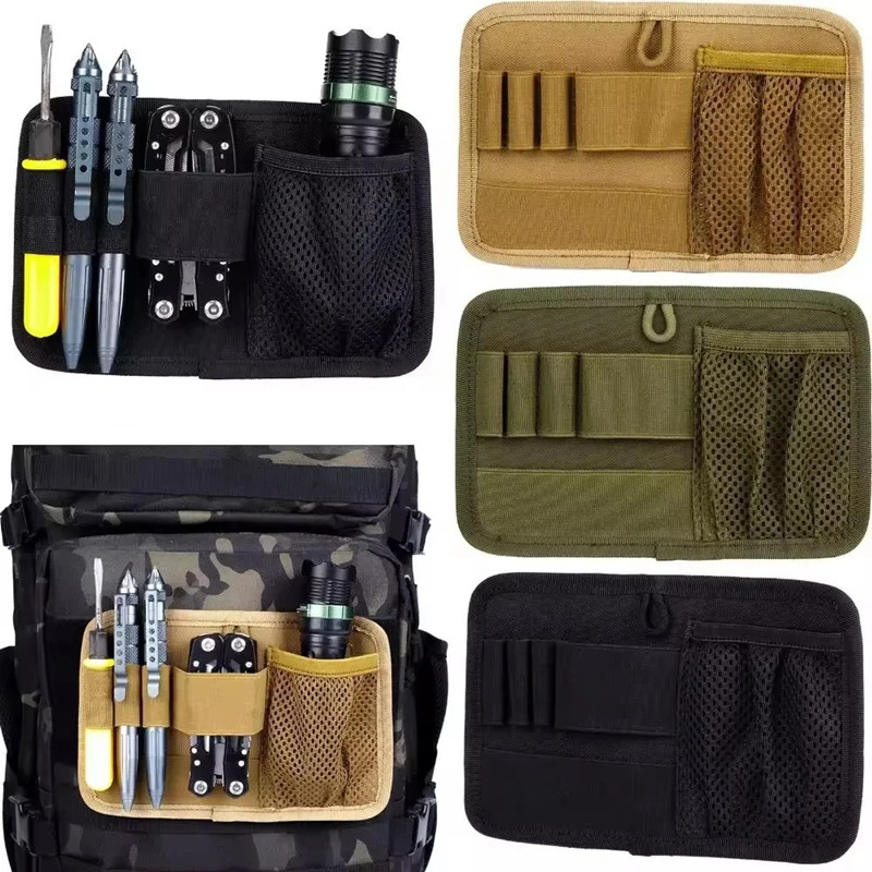 Edc Carry Pouch - Modular Hook Loop Panel EDC Organizer