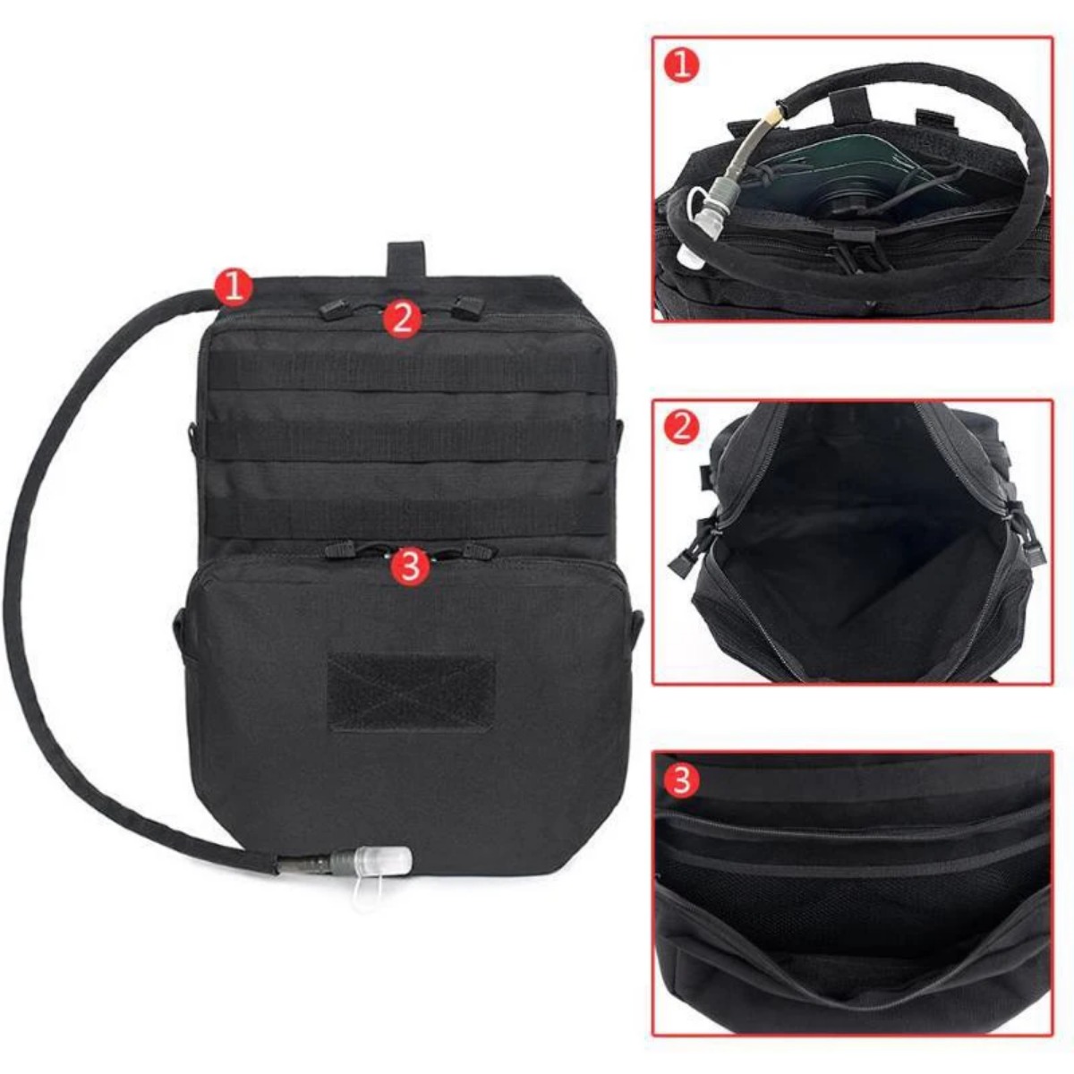Outdoor Molle Bag Camping Hydr - đánh giá và giá Edc Carry Pack