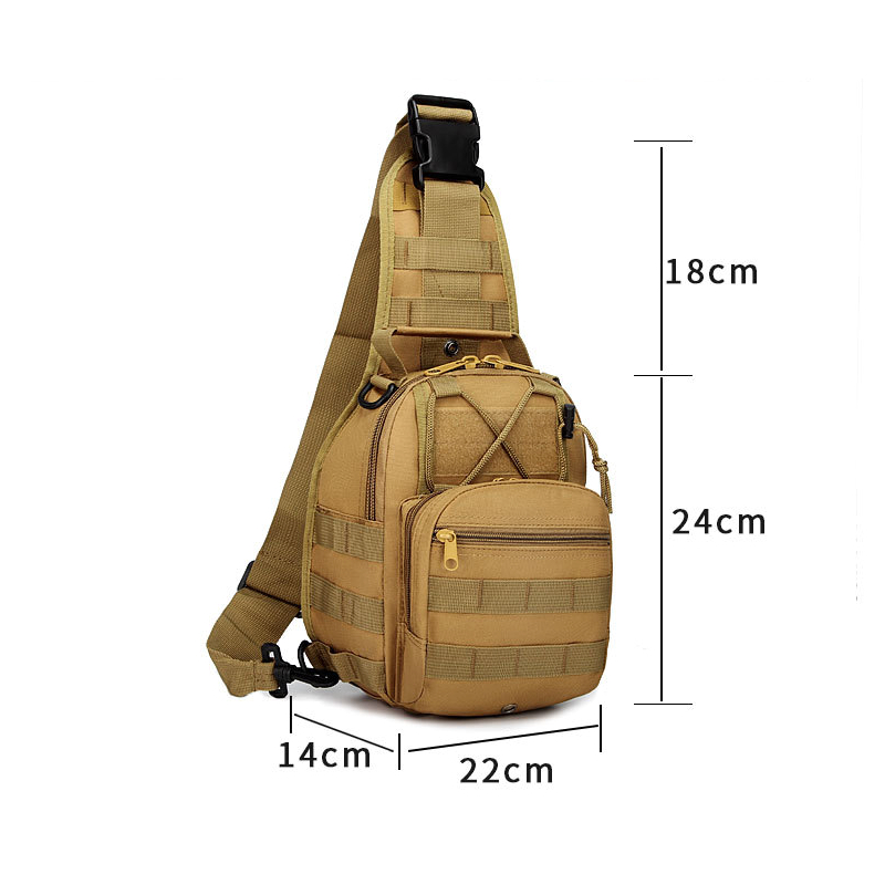Outdoor Tactical Shoulder Bag  - đánh giá và giá Edc Carry Pack