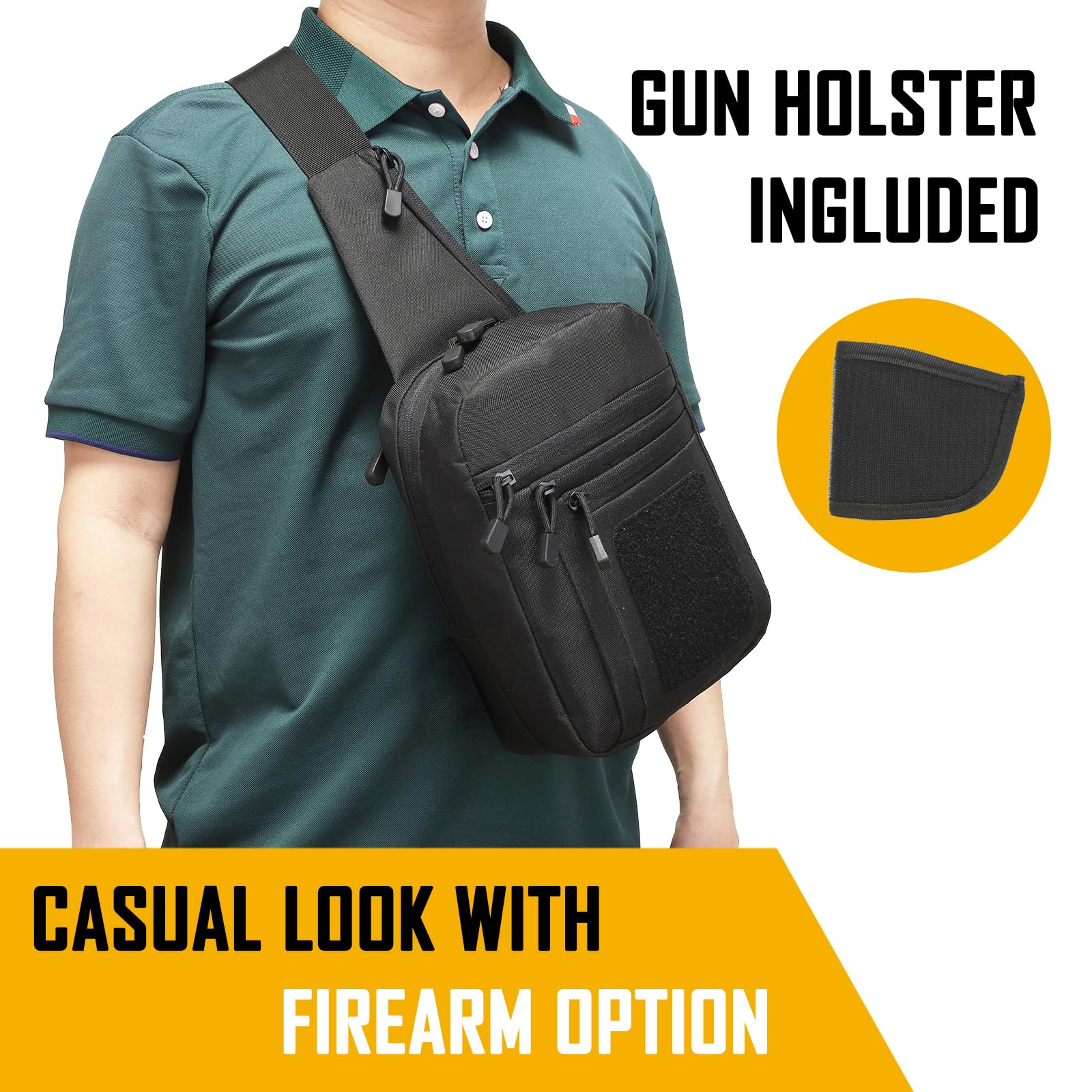 Concealed Carry Crossbody Bag  - đánh giá và giá Edc Carry Pouch